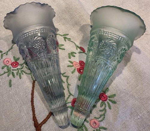 Pair bagley glass - a,