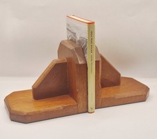 A Pair of Vintage Art Deco Oak