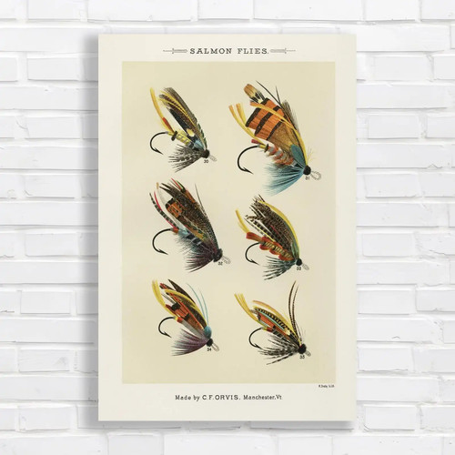 Vintage salmon fly - vintage,