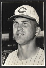 Don Pavletich  CINCINNATI REDS  UNSIGNED  3-1/8 x 4-5/8  REAL PHOTO POSTCARD #2
