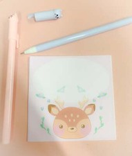 Spring Deer memo pad -