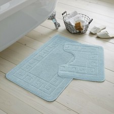 JACQUARD GREEK STYLE BATH MAT