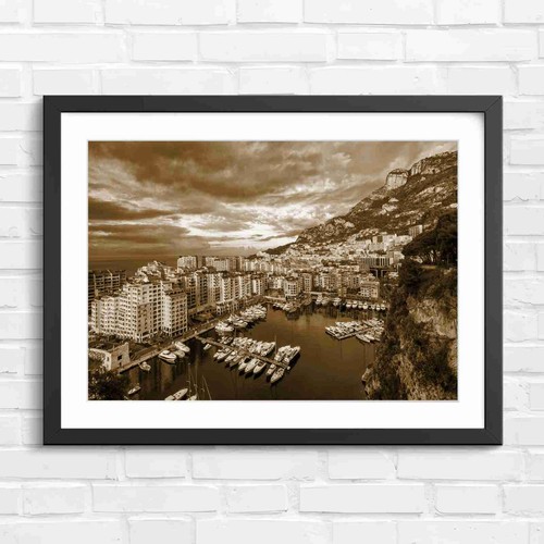 Luxury monaco harbor sunset - luxury,