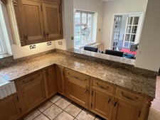 used kitchen granite worktop