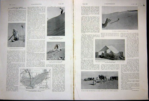Original old vintage print - original,