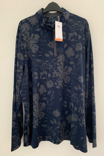 Puma golf navy blue - navy, pattern