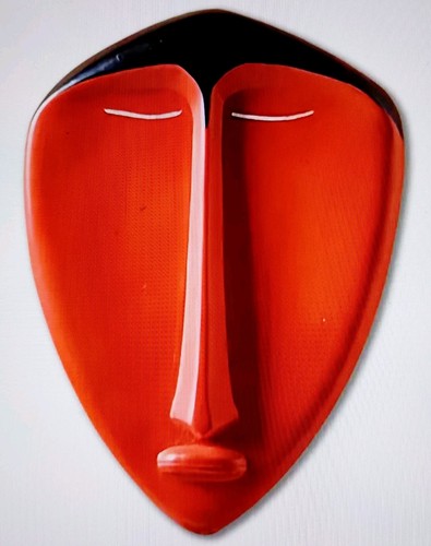 African tribal mask - 2d, (flat)