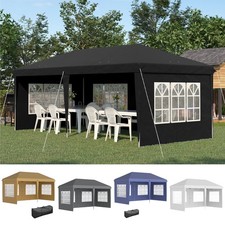 3 x 6m Heavy Duty Gazebo Marquee Party Tent with Storage Bag