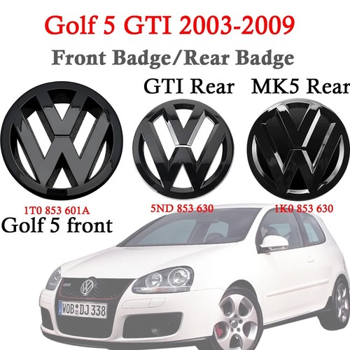 Black front grille rear - black, &