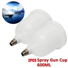 2pcs 600ML Paint Spray Gun Cup