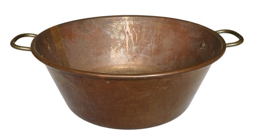 Vintage copper jam pot - copper, in