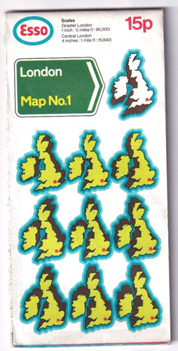 London esso road map 1 - esso,