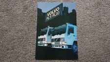 VOLVO FL7 FL10 TRUCK SALES BROCHURE 1986