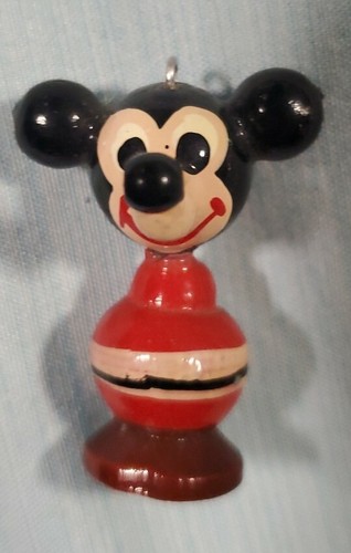 Vintage wooden mickey - vintage,