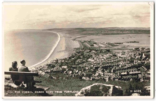Chesil beach from portland - beach,