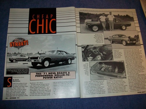1971 chevy nova - nova, drag