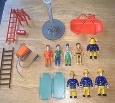 Fireman Sam Figure And Accessories Bundle - Job Lot Action Figures x8