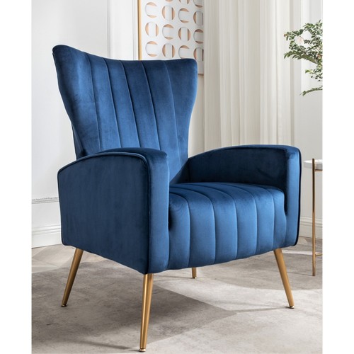 Velvet accent chair - velvet,