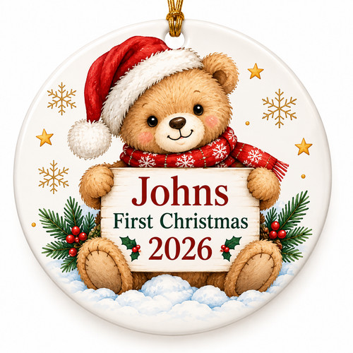 Personalised christmas ceramic - personalised,