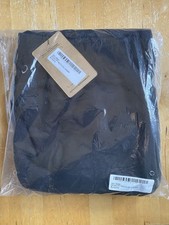 NEW BOOHOO MAN SKINNY FIT RECYCLED JOGGERS IN BLACK SIZE MEDIUM