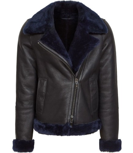 Daisy short shearling aviator - daisy,