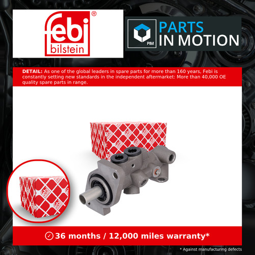 Brake master cylinder fits - master,