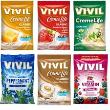 Vivil Sugar Free Hard Boiled Sweets 60g - Choose from six flavours 
