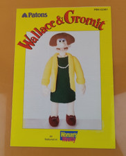 Original Patons Woman's Weekly Wallace & Gromit Wendolene Toy Knitting Pattern