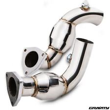 2.25" STAINLESS EXHAUST DECAT DE CAT PIPE PAIR FOR FORD MONDEO 3.0 V6 ST220