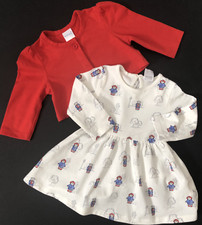 Baby Girls  Paddington Bear Dress Set 3/6 Months