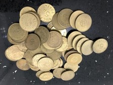 Tokens for fruit - 5p,