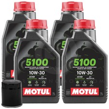 Motul 5100 10W30 Oil Change Kit Honda VFR F D AC DCT 1200 2010-2016