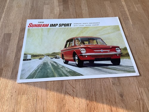Sunbeam imp sport car - sport, brochure