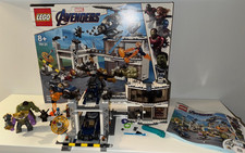 Lego Marvel 76131 Avengers Compound Battle 99% complete with box & manual