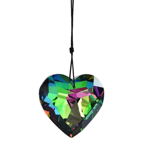 Heart faceted pendant - heart,