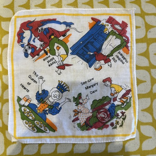 Vintage retro handkerchief - vintage,