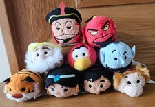 Disney Aladdin ×9 tsum tsum soft plush cuddly teddy toy bundle set