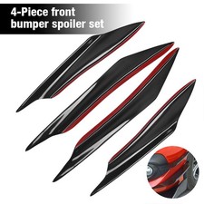4pcs Bumper Splitter Fins Car