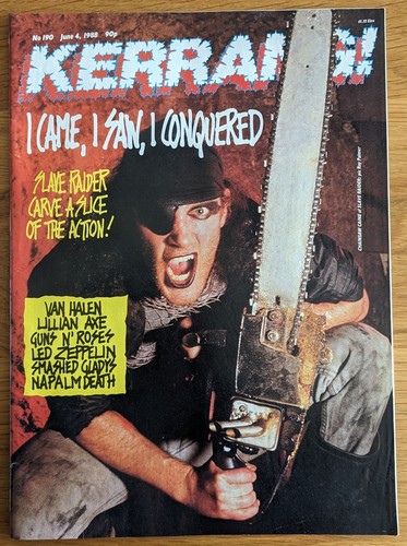 Slave raider kerrang issue - raider, kerrang!
