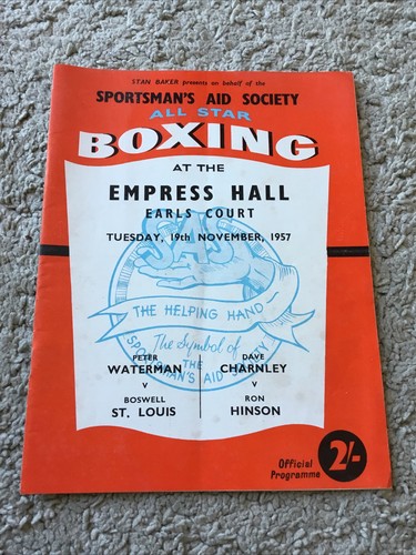 Vintage boxing programme - boxing, dave