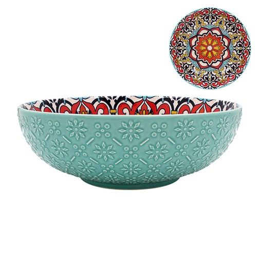 Blue ceramic bowl tuscany - bowl,