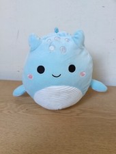 Squishmallows 7.5" Soft Toy - Lune The Loch Ness Monster Official Kellytoy