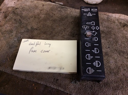 Bedford lorry vintage fusebox - bedford,