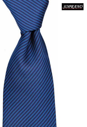 Woven silk royal navy - silk,
