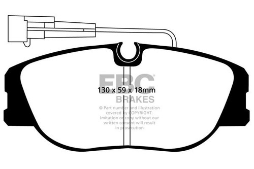 Ebc ultimax front brake pads - ebc,