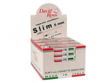 DAVID ROSS SLIM 5MM TAR MINI FILTERS ROLLUPS TAR CATCHER EXTRA SLIM TIPS