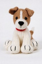 Jack Russell Puppy Knitting