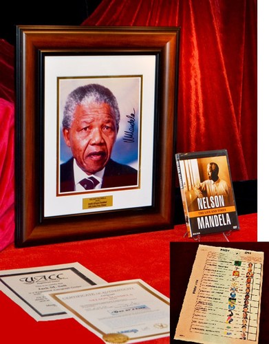 Nelson mandela signed - nelson,