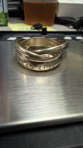 Authentic cartier 18k - cartier, white