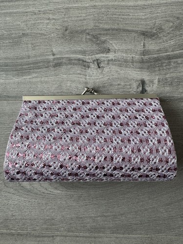 Pink clutch bag with - clutch,